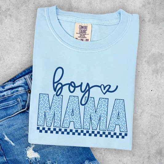 Leopard Blue Boy Mama