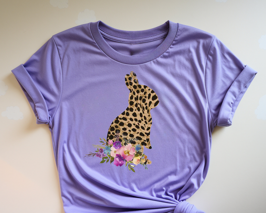 Leopard Bunny Flowers at Bottom