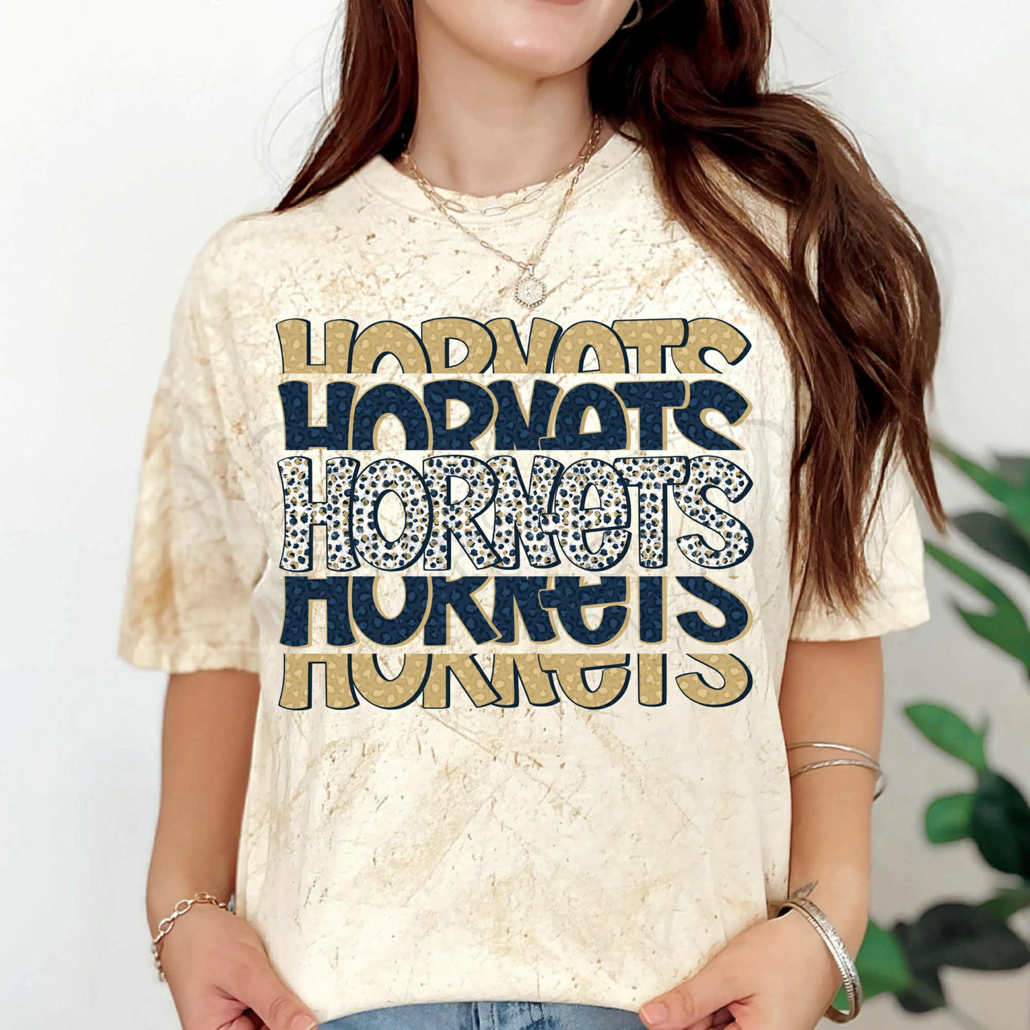 Leopard Stacked Hornets