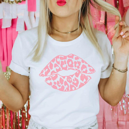 Pink Leopard Lips