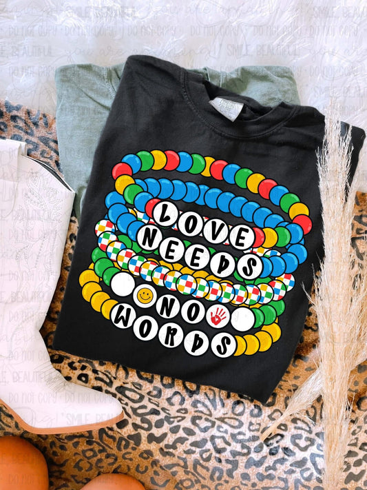 Love Needs No Words Bracelets