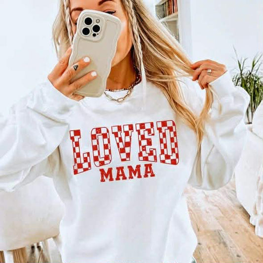 Checkered Loved Mama