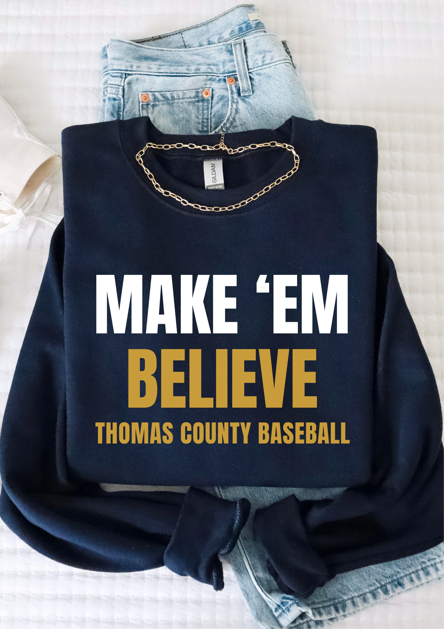 Make Em Believe TC Baesball Gold