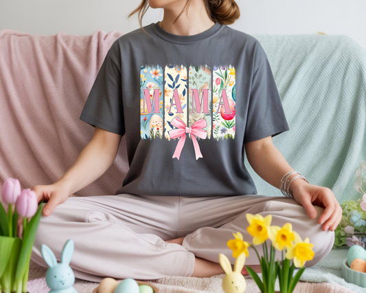 Mama Easter Floral Four Columns