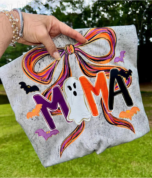 Mama Halloween Bow