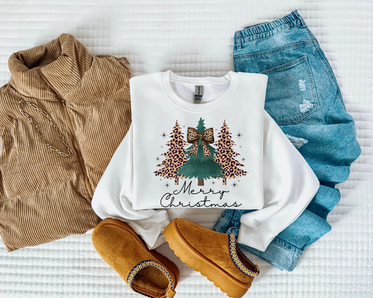 Merry Christmas Leopard Trees