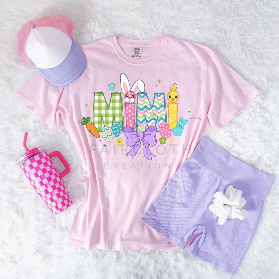 Mimi Easter with Purple Bow