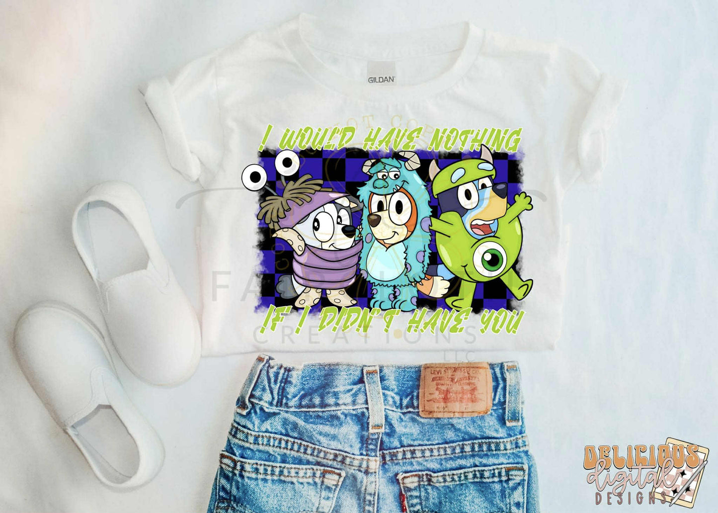 Monsters Inc Bluey