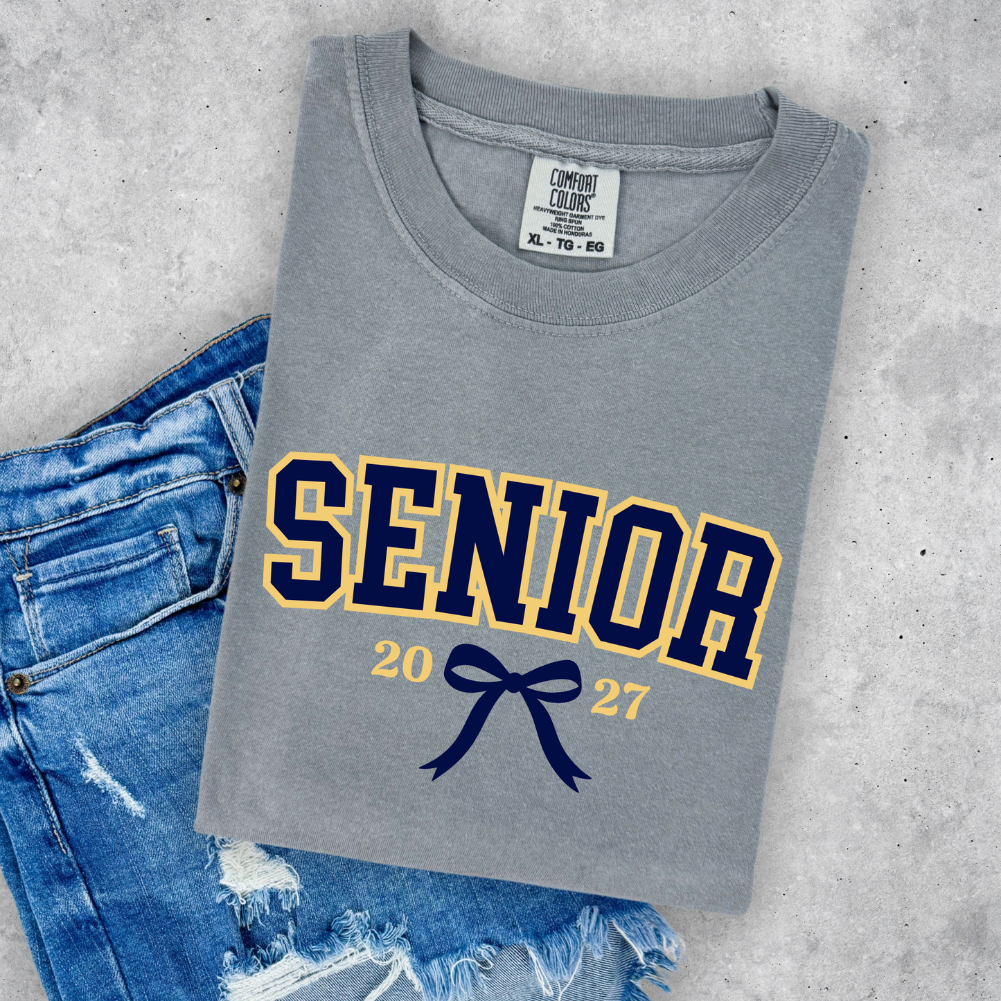 Navy and Gold Senior 2027