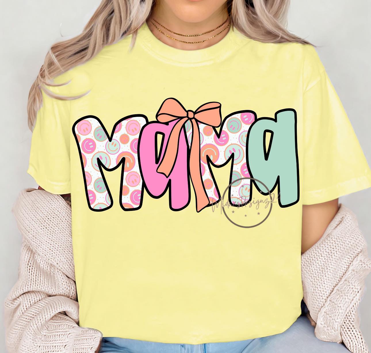 Neon Colored Mama Orange