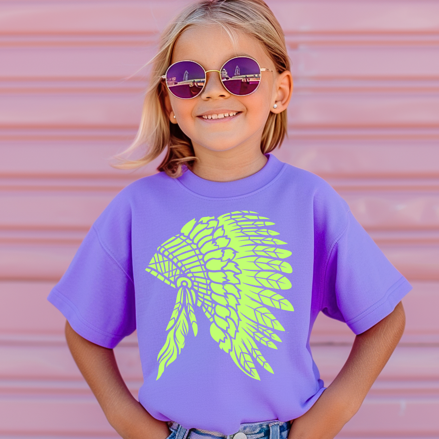 Neon Green Headdress