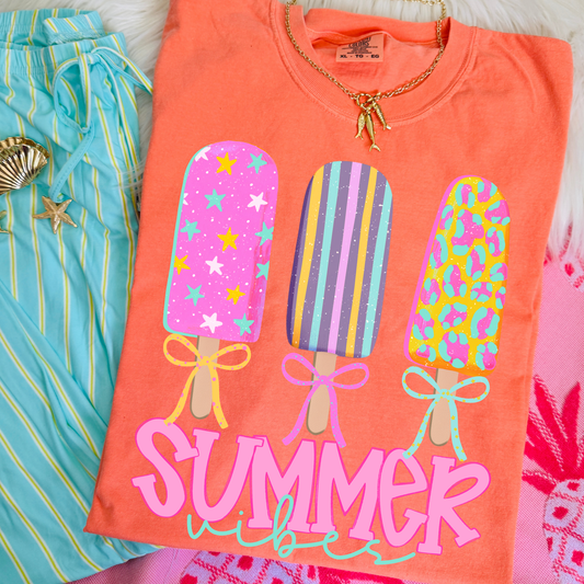 Neon Popsicles Summer Vibes