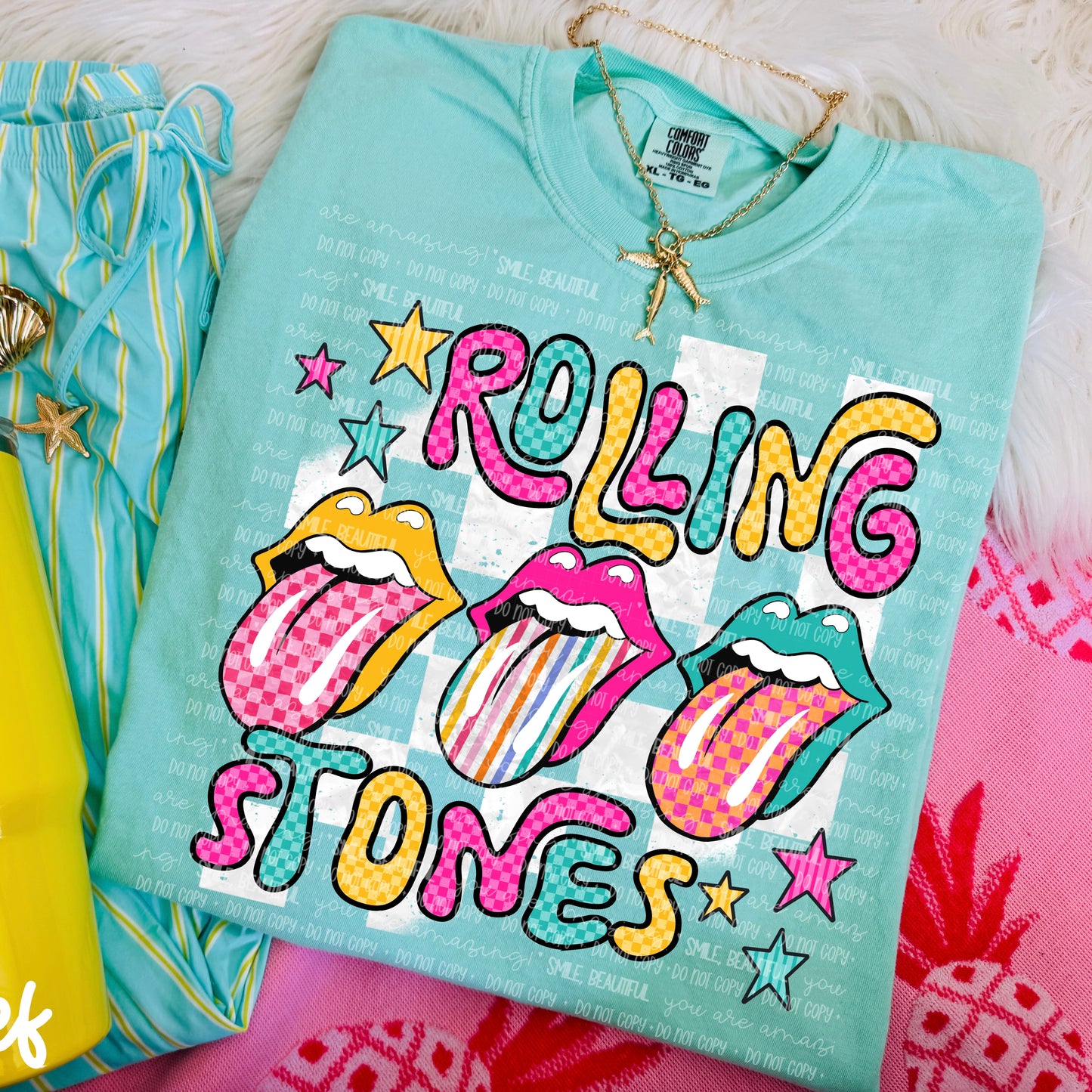 Neon Rolling Stones