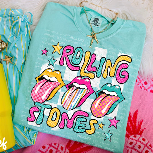 Neon Rolling Stones