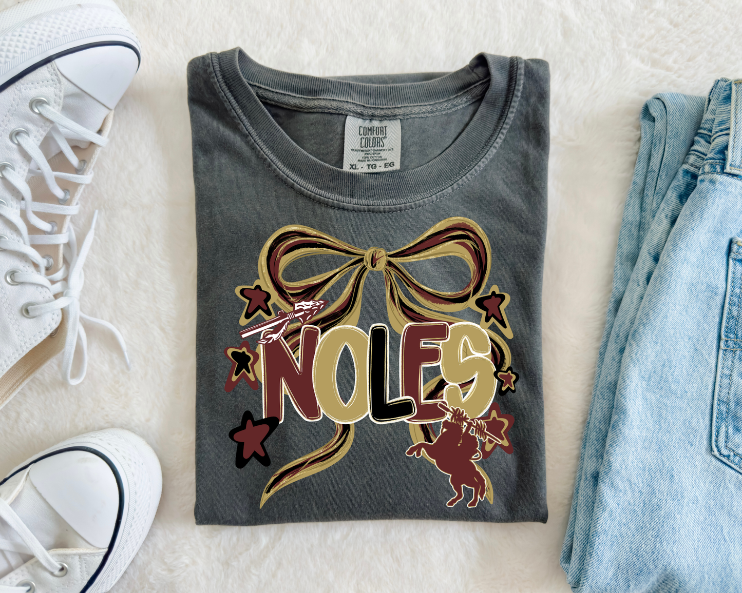 Noles Watercolor Bow