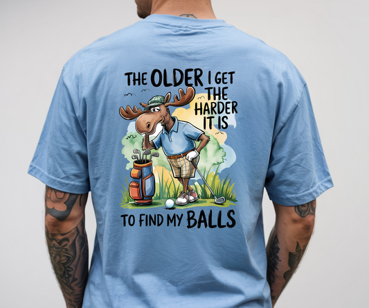 Older I get the Harder to Find My Balls