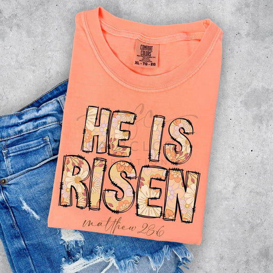 Orange He is Risen