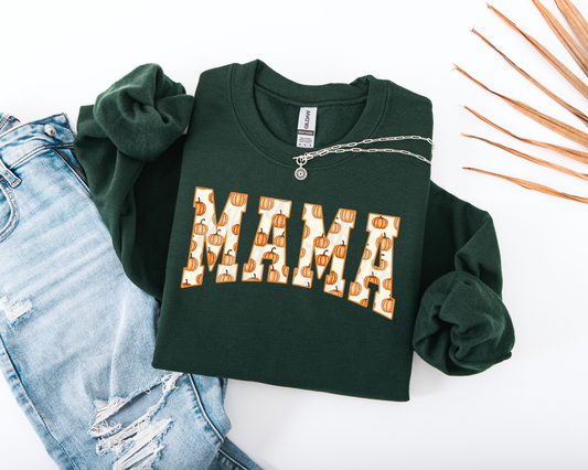Orange Pumpkin Mama