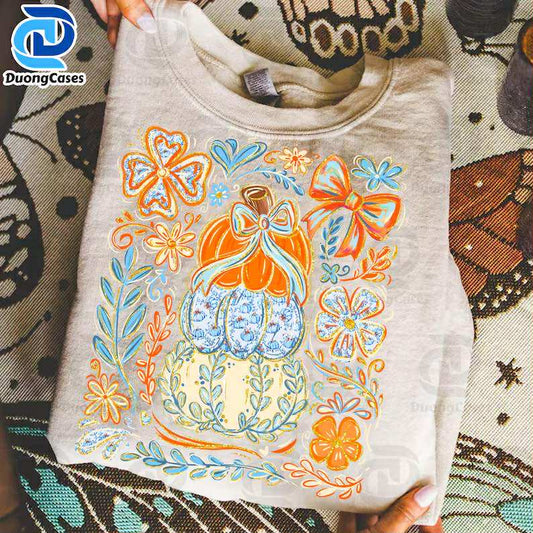 Orange and Blue Pumpkins