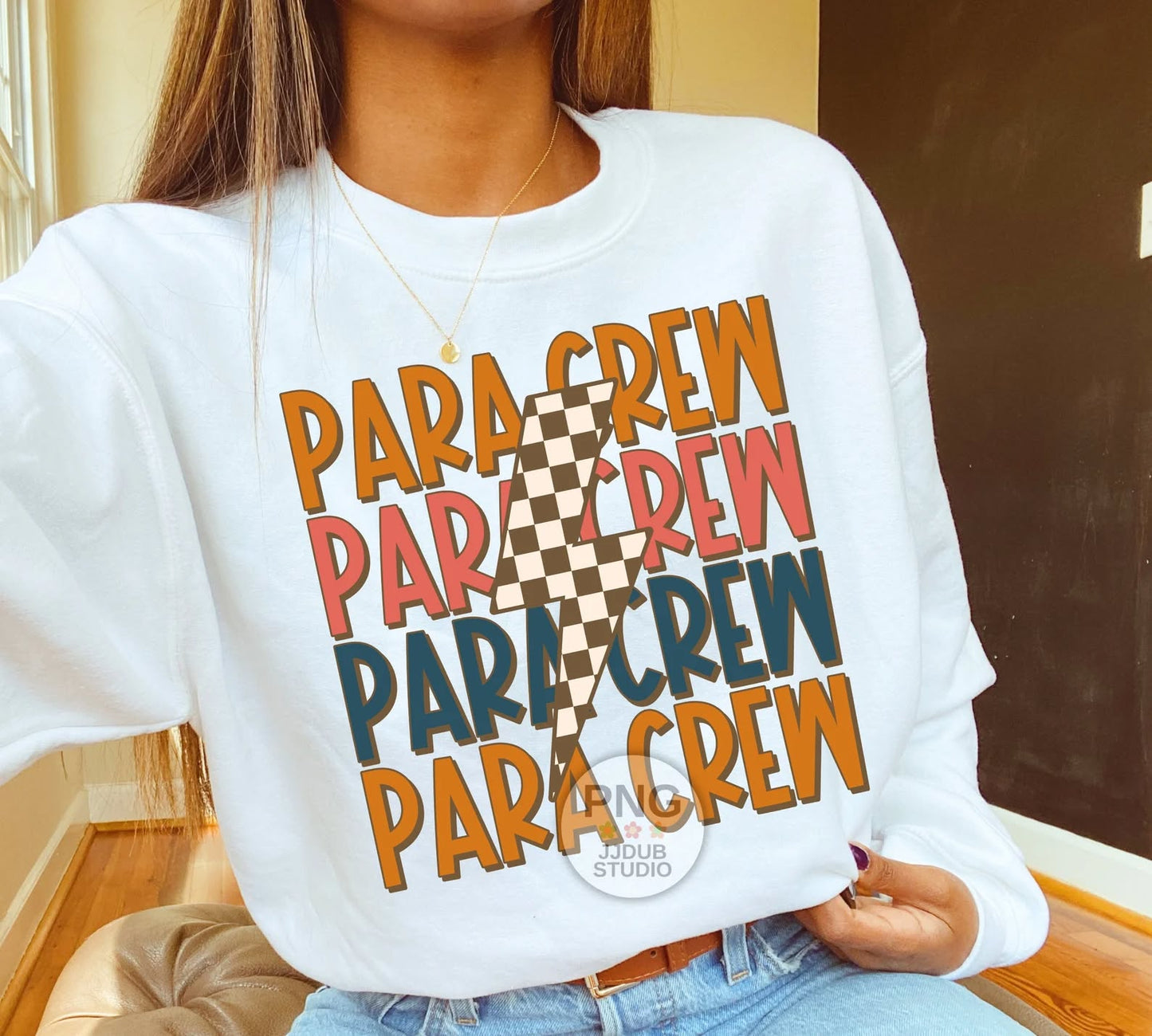 Para Crew with Checkered Bolt