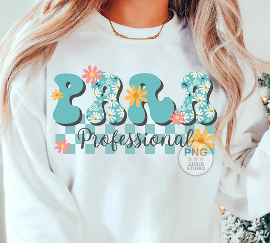 Para Professional Turq Groovy Daisies