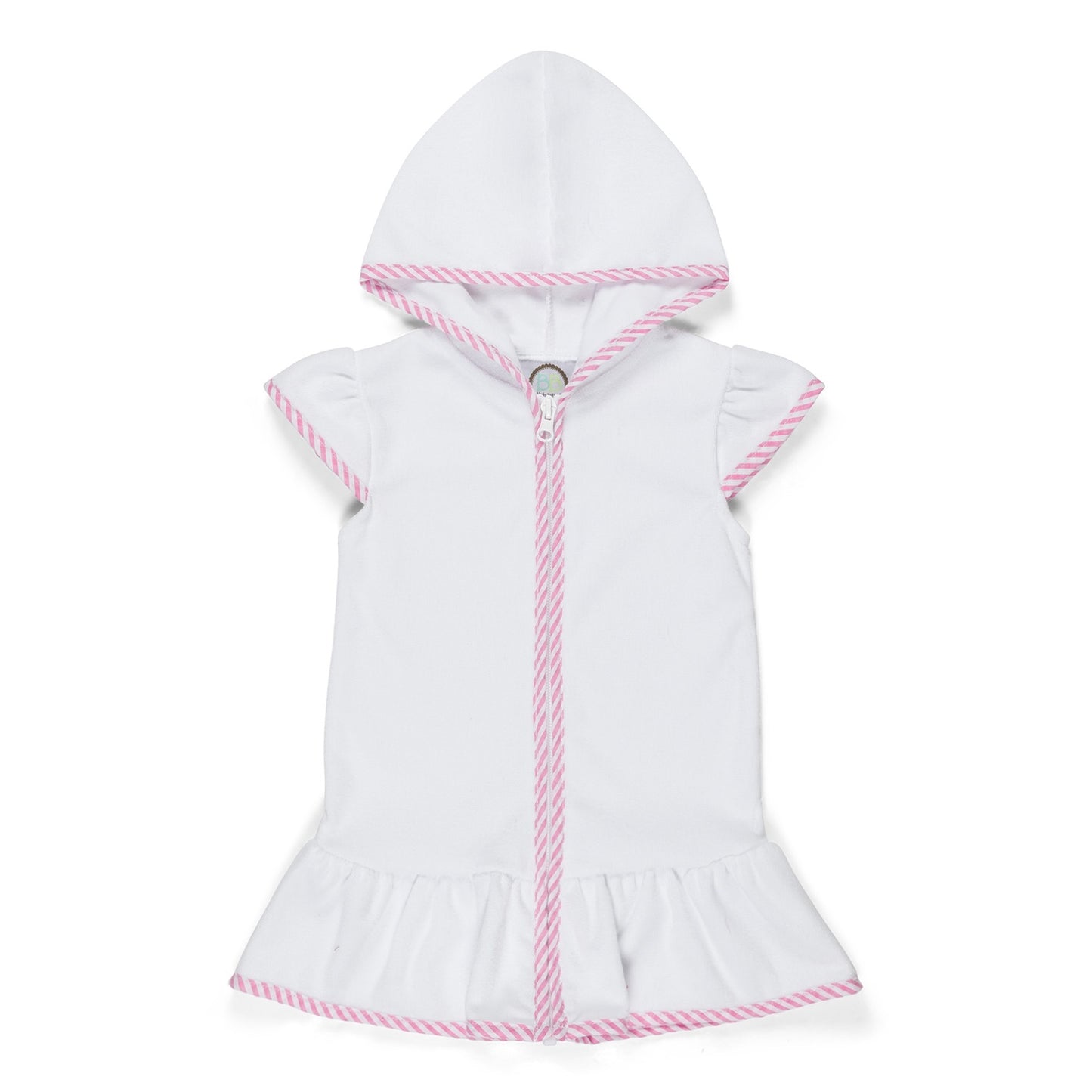 Seersucker Embroidered Bathing Suits and Coverups