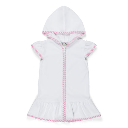 Seersucker Embroidered Bathing Suits and Coverups