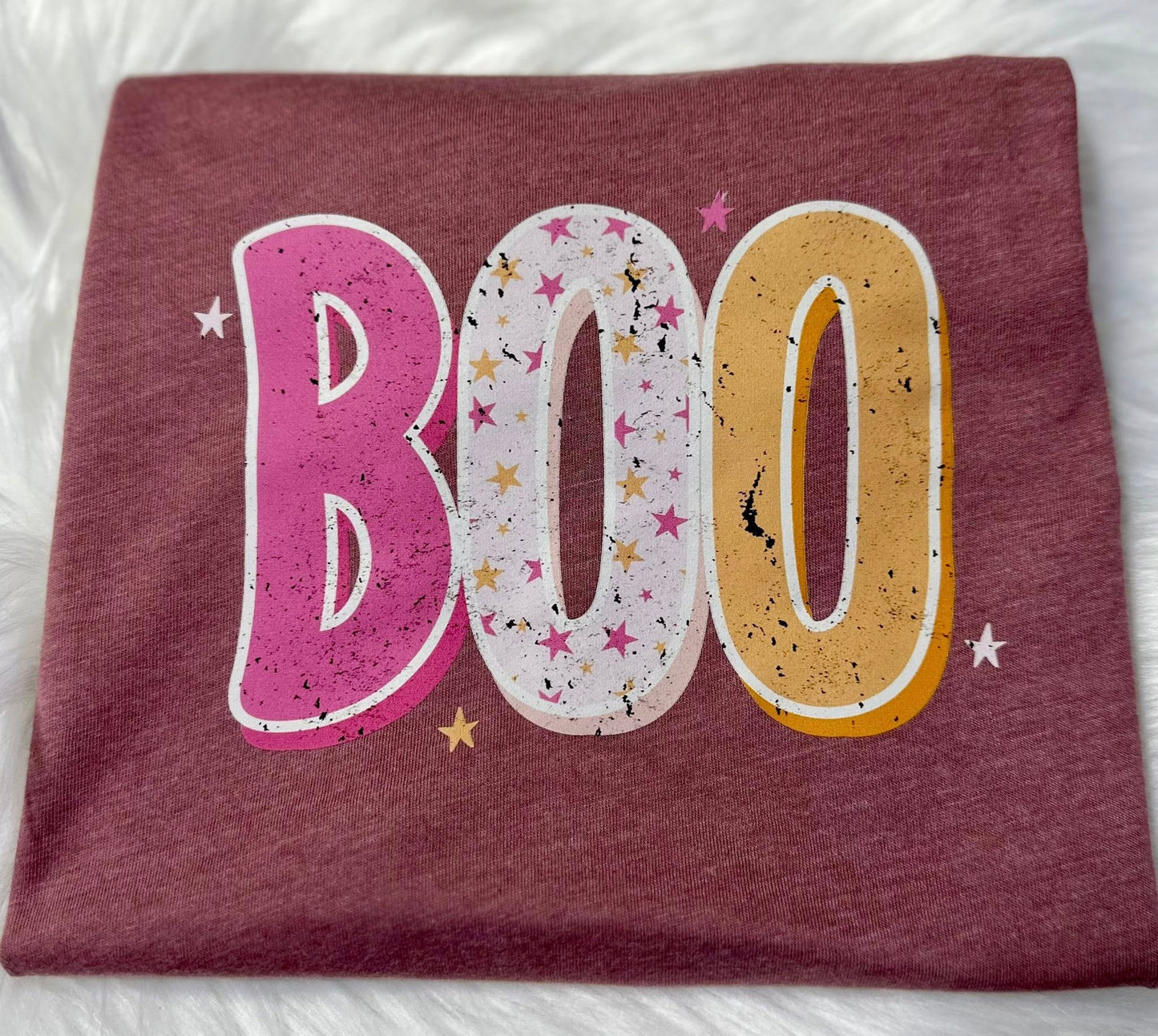 Pink Orange Boo- Toddler/Youth