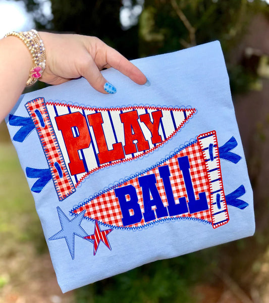 Play Ball Pennant Flags