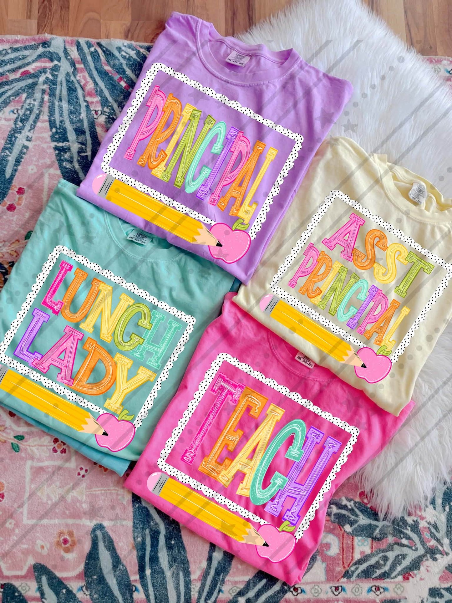 Preppy Neon School Jobs