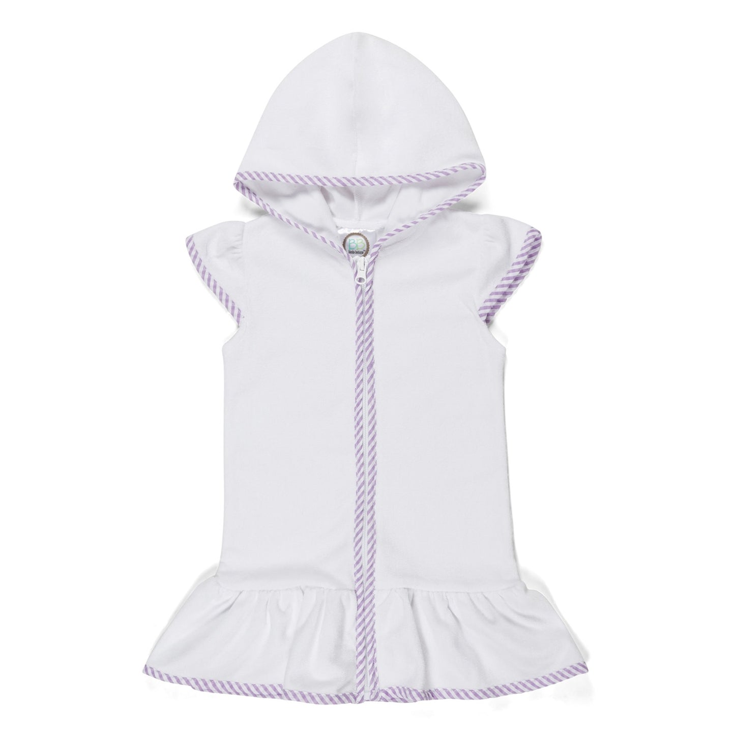 Seersucker Embroidered Bathing Suits and Coverups