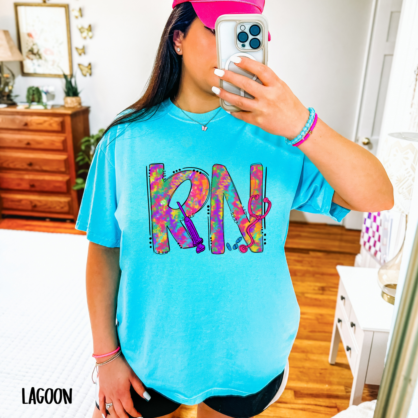 Rainbow Colored RN Nurse