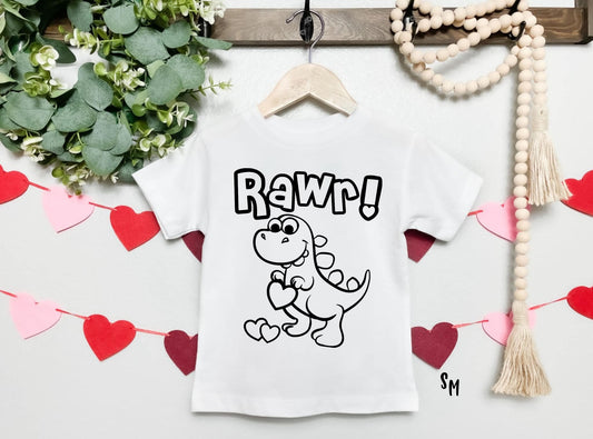 Raw Dino (Black)- Toddler