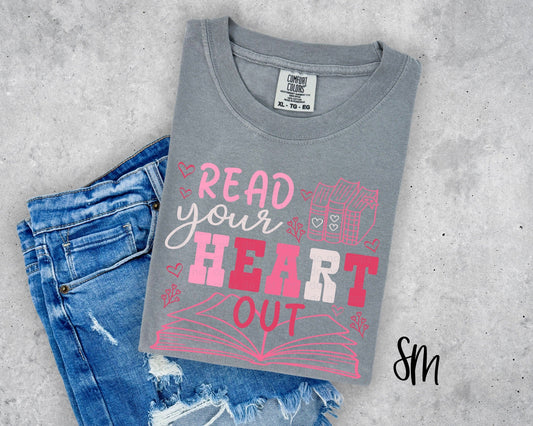 Read Your Heart Out- Pink and White Letters