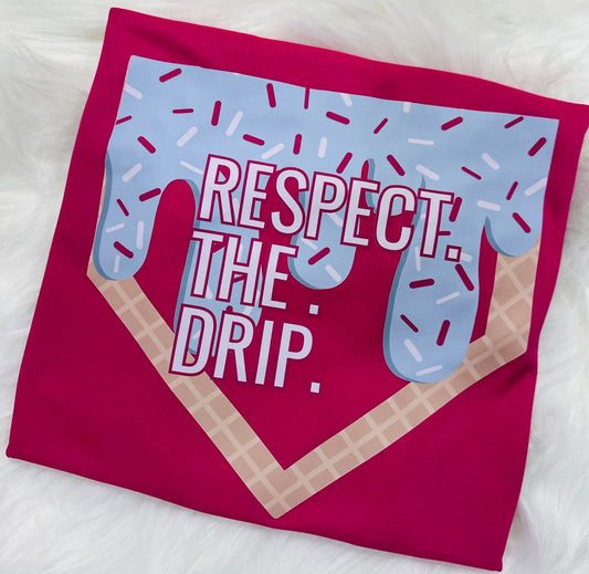 Respect the Drip- Blue Hot Pink