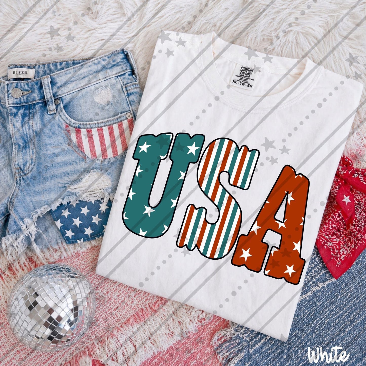 Retro 4th USA