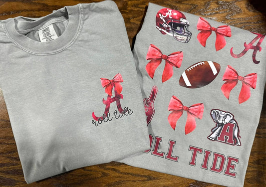 Roll Tide Bow Collage