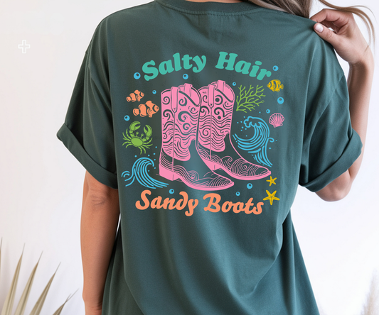 Salty Hair Sandy Boots