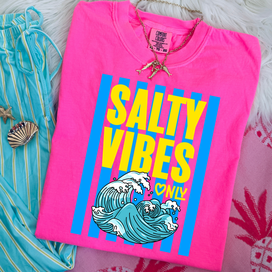 Salty Vibes Only Blue Stripes