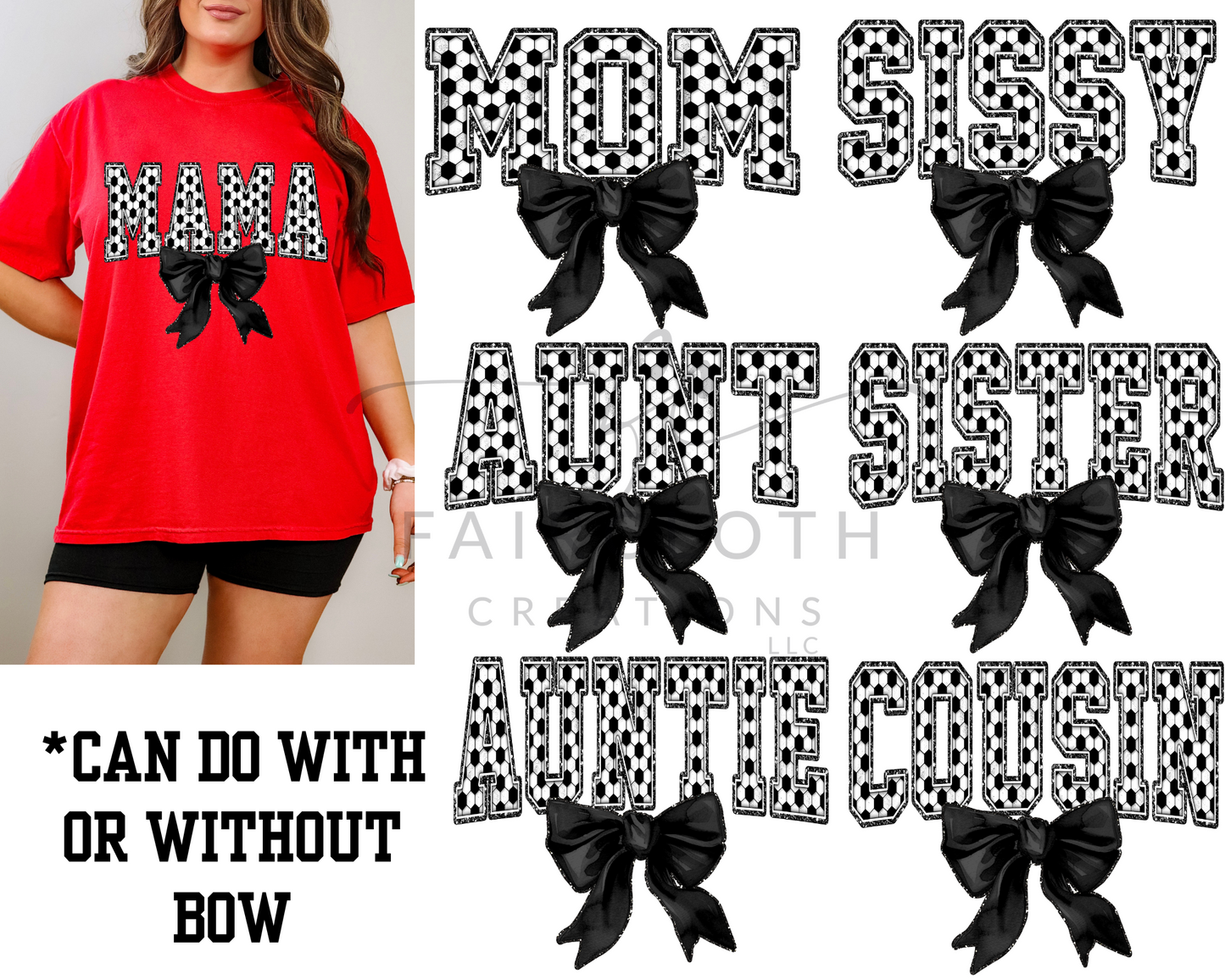 Soccer Names with Bow