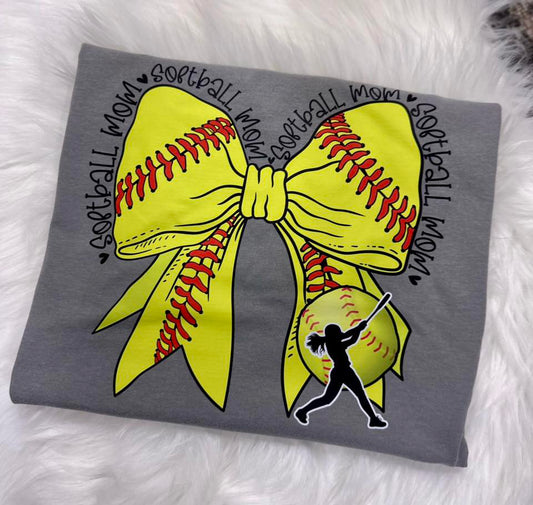 Softball Bow with Ball