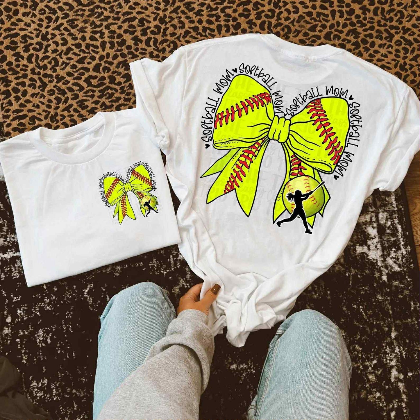 Softball Mama Bow