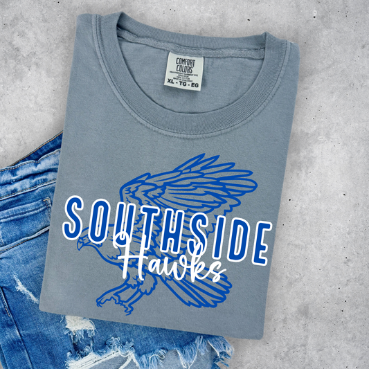 Southside Hawks with Hawk Outline