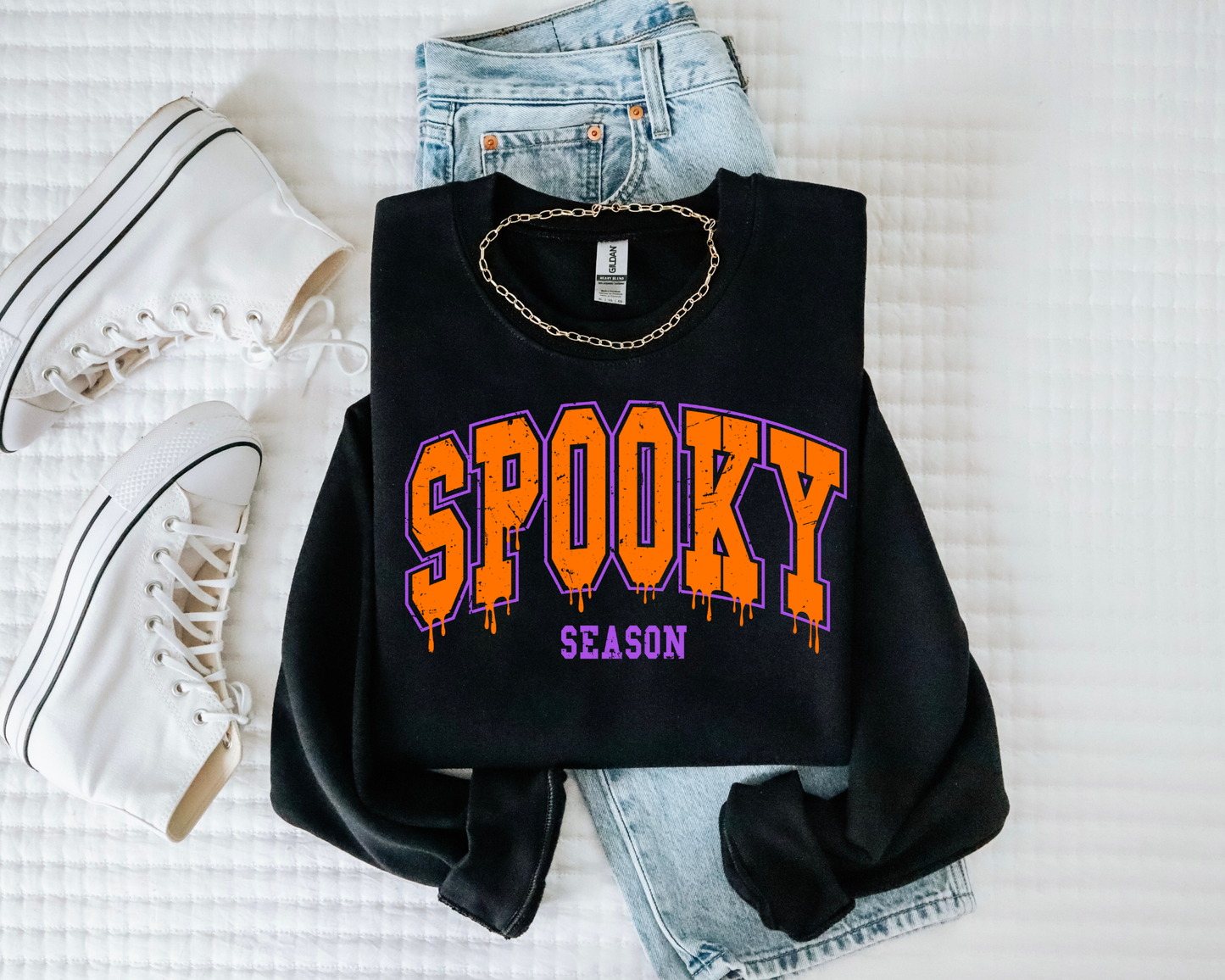 Spooky Season Orange Puple