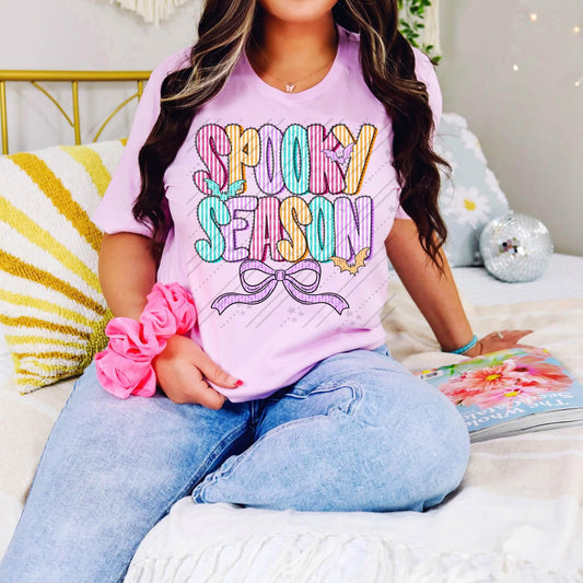 Spooky Season Pastel Lines