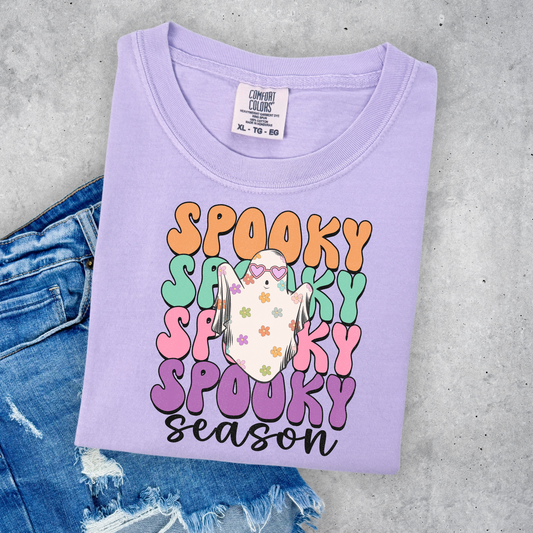 Spooky Season Stacked Peace Ghost