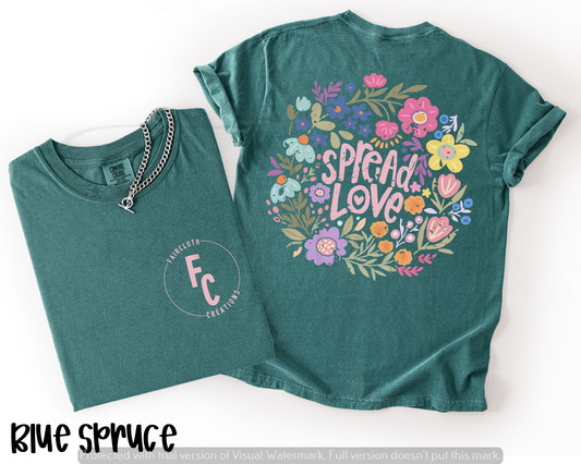Spread Love Circle Flowers