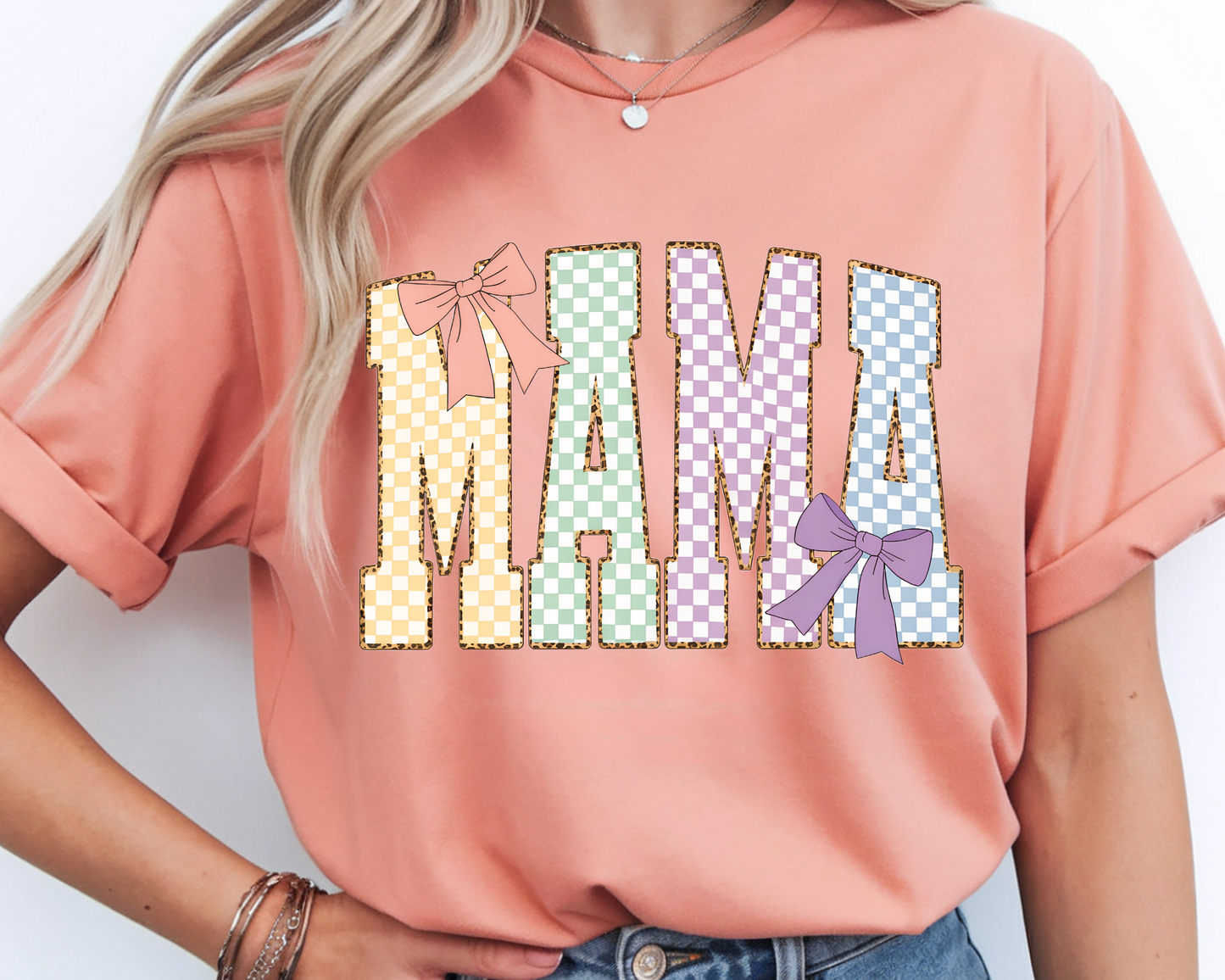 Spring Checkered Mama