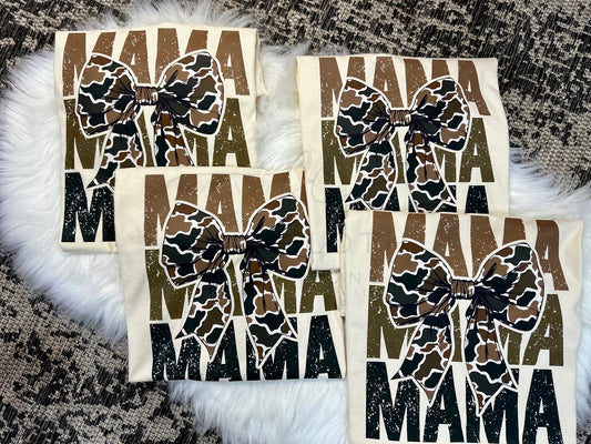 Stacked Duck Camo Mama