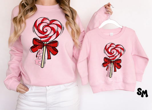 Swirled Lollipop with Names